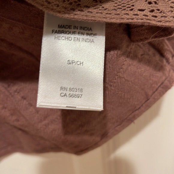 New Lucky Brand Women's Tiered Long Sleeve Tunic size S - Picture 8 of 9